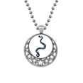 thumbnail image 1 of El Negro Animal Serpiente sketch pattern Collares Colgante Retro Moon Stars Jewelry Unbranded M, 1 of 3