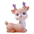 thumbnail image 4 of Estatua De Ciervo, Adornos De Cervatillo, Adornos Pequeños De Animales Bonitos Para Coche, Hogar, Cumpleaños, Adornos De Pastel De Navidad matsuzay HA022905-00, 4 of 7