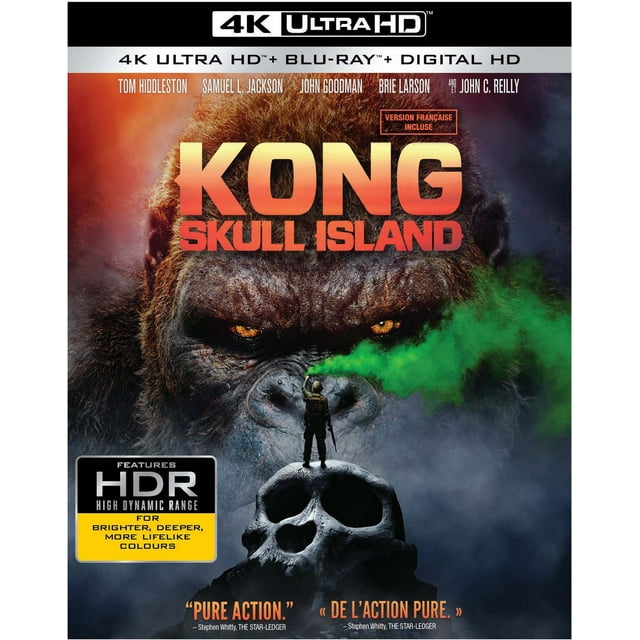Kong: Skull Island (4K Ultra HD + Blu-ray + Digital HD) (Bilingual)