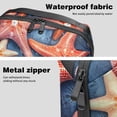 thumbnail image 4 of Starfish Digital Gadget Charger Case with Oxford Cloth, Waterproof, Hard Drive Cases, Digital Pouch, Charger Cord Organizer, Laptop Cord Organizer, 5.9x9.44x3.14 in., 4 of 6