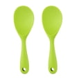 thumbnail image 1 of Matsuzay 2x cuchara de cocina antiadherente, amplias aplicaciones para varios platos, olla antiescaldado, cuchara de arroz Cocina y Comedor Verde, 1 of 6