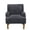 Dark Grey, variant on Modern Accent Chair with 2" Wide Wale Corduroy, 9" Solid Wood Legs, Comfortable Upholstered Armchair in Beige for Living Room
