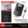 thumbnail image 4 of Cargador de baterías ProMariner ProMar1 DS 12V 10A 2 bancos, 4 of 6