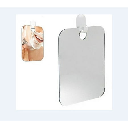 Fog Free Shower Mirror Anti-Fog Fogless Shaving Mirror Bathroom Washroom 17x13cm