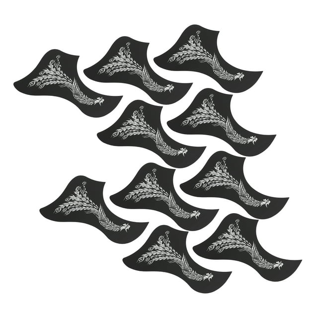 Anti Scratch Plate, Wear Resistant Guitar Pickguard Beautiful Pattern Durable For Folk Guitar Silver