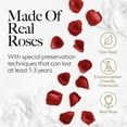 thumbnail image 3 of GLAMOUR BOUTIQUE 50-Piece Forever Flowers Heart Shape Box - Preserved Roses, Immortal Roses That Last A Year - Eternal Rose Preserved Flowers for Delivery Prime Mothers Day & Valentines Day - Red, 3 of 9