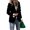 Black, variant on Golden Velvet Suit Coat Lapel Long Sleeve Single Button Suit Jacket with Flap Pockets Slim Fit Three-Dimensional Tailoring Outerwear