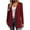 Wine, variant on Gmluru Summer Cardigans For Women Lightweight Casual Soild Sleeve Pocket Knit Sweater Coat Red S