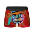 thumbnail image 2 of Calzoncillos tipo bóxer transpirables para hombre, ropa interior con estampado de dibujos animados de Five Nights at Freddy's, regalo, 2 of 4