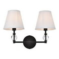 thumbnail image 1 of Living District Bethany Midcentury Modern 2 Lights Dimmable Fabric Sconce, 1 of 3