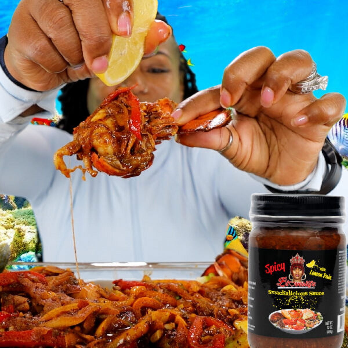 Smackalicious Sauce (Spicy) with Lemon Rain