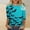 #0157-Multicolor, variant on Halloween Tops Women 3/4 Sleeve Round Neck Spider Web Print Loose Blouse Casual for Fall