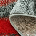 thumbnail image 2 of La Dole Rugs Red and Blue Contemporary Area Rug, 2 of 4