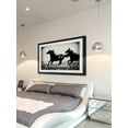 thumbnail image 5 of "Galloping Friends" Framed Painting Print, 5 of 6