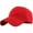 Red, variant on Classic Unisex Cotton Adjustable Low Crown Baseball Cap – Plain Dad Hat