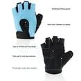 thumbnail image 2 of Guantes de ciclismo para hombres y mujeres, antideslizantes, sin dedos, guantes de ejercicio, guantes de fitness, 2 of 5
