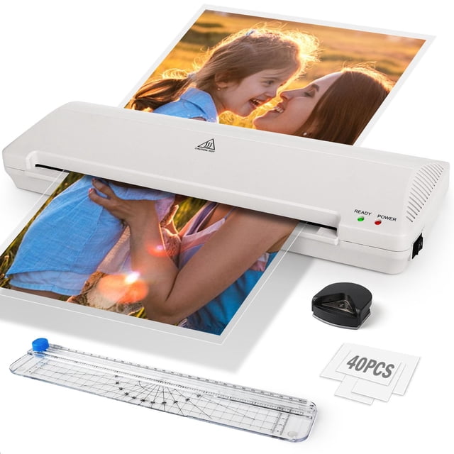 Laminadora Zyerch Térmica 7 en 1 de Escritorio A3 13" Blanca