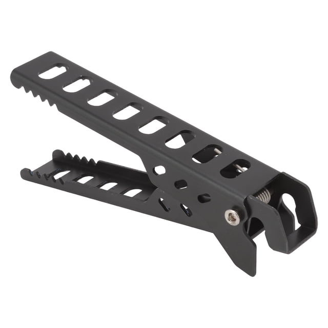 Placa caliente clip de aleación de aluminio tazón caliente antipander pinzas de recuperación negras para acampar al aire libre