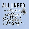 thumbnail image 6 of Wild Bobby All I Need is a Little Bit of Coffee & a Whole Lot of Jesus Inspirational/Christian Men Graphic Tee, Light Blue, 4X-Large, 6 of 6
