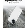 thumbnail image 4 of 9 DIGITAL Silicone Slim Cell Phone Case for iPhone 13, White, 4 of 12