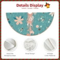 thumbnail image 5 of Bingfone Christmas Tree Skirt Mat Christmas Decoration Interior 30"-Teal Mama Llama, 5 of 8
