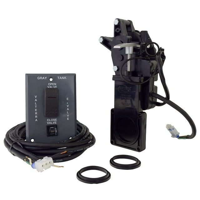 EVALVE ELECTRIC WASTE VALVE SYSTEM W/SWITCH 11/2IN NO FITTINGS BOXED