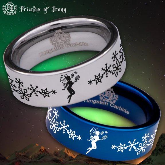 Snow Fairy Tungsten Carbide Ring