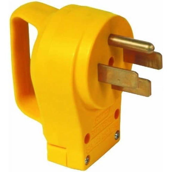 Camco Power Grip Replacement Power Cord Plug - 50A - Each — Residential Use, Standard Application