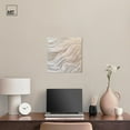 thumbnail image 3 of Silver Waves II Canvas Minimalist Abstract by Art Remedy, Gallery Wrapped, 16" x 16", 3 of 7
