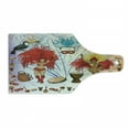 thumbnail image 1 of Brasil Cutting Board, Rio Carnical Themed Composition with Samba Girls Musical Instruments Masks, Decorative Tempered Glass Cutting and Serving Board, in 3 Sizes, by Ambesonne, 1 of 2