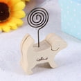 thumbnail image 4 of 10 clips creativos para fotos y mensajes, soporte de escritorio de madera con diseño de perro de dibujos animados, para notas, decoración del hogar, regalo de cumpleaños, 4 of 8
