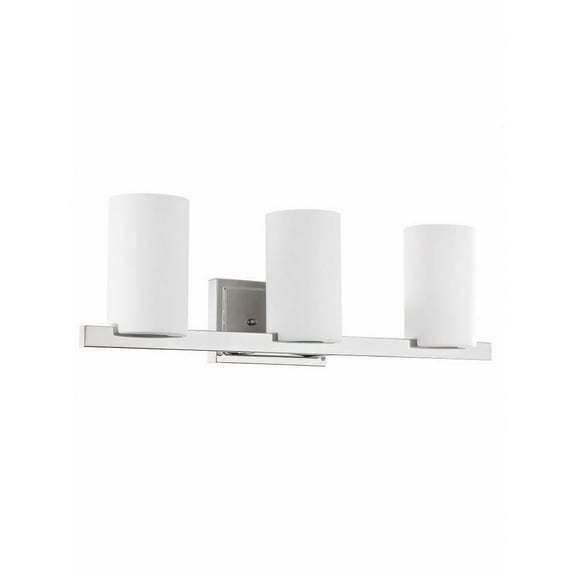 3 Light Bathroom Light in Contemporary Style 26 inches Wide By 7.5 inches High-Polished Chrome Finish Bailey Street Home 218-Bel-1764384