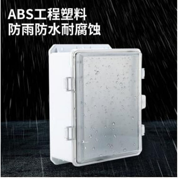 ITSELFER Outdoor Electrical Junction Box Waterproof Plastic Enclosure with Transparent Cover for Electronics Projects Weatherproof Junction Box