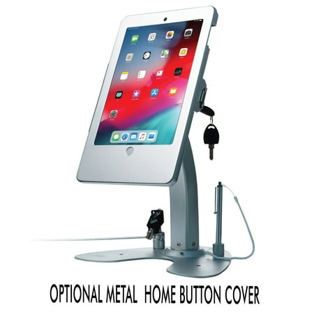 CTA - Security Kiosk Mount for Apple iPad Air iPad with Retina display (4th gen.) and iPad mini - Silver