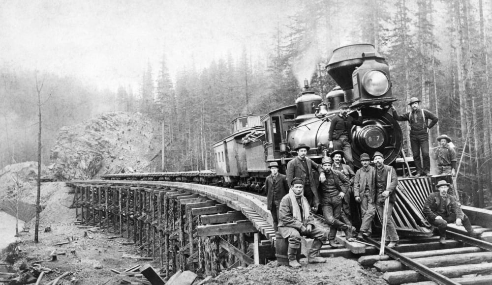Railroad Workers 1880SNamerican Railroad Workers One Of Them Possibly