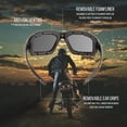 thumbnail image 2 of Gafas para montar en moto WYND Blocker modelo 331, color negro, 2 of 6