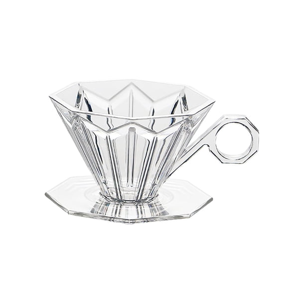 Soporte de filtro de café ligero filtro de cono de café de preparación de goteo profesional, cafetera de malla fina Claro BLESIY Filtros de café