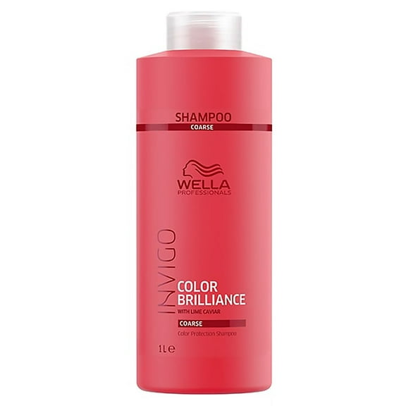 Wella Professionals Invigo Brilliance Shampoo Coarse  Hair 33.8oz / 1 Liter