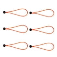 thumbnail image 3 of 6pcs Multipurpose 5.9 inch Heavy Duty Tarp Canopy Cords With Ball Protection - Orange, 3 of 6