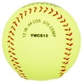 thumbnail image 3 of (4 Pack) Worth 12" Yellow Practice Slowpitch Softballs, 3 of 10