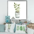 thumbnail image 3 of Designart 'Indoor Green Home House Plants in Pots II' Traditional Framed Art Print, 3 of 4