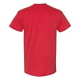 thumbnail image 2 of Gildan - Heavy Cotton Short Sleeve T-Shirt | 5.3 Oz, 100% cotton Tees, Taped neck T-Shirts, pack of 6 Tee | Color - Red, Size- S, 2 of 6