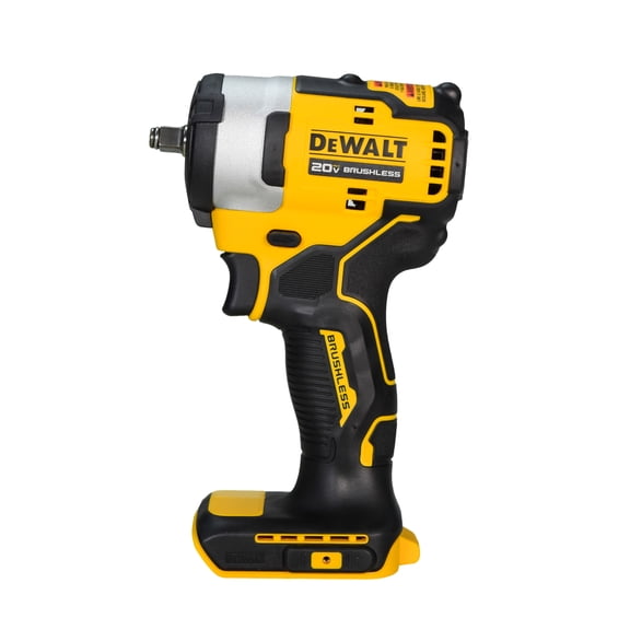 DEWALT 20V MAX 3/8 in Cordless Impact Wrench with Hog Ring Anvil (DCF913B) – 250 ft-lbs Fastening, 400 ft-lbs Breakaway, LED Ring, Tool Only