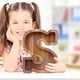 thumbnail image 4 of Tarro de Ahorros de Carta Inglesa de Madera,Banco de Monedas de Vidrio Transparente con Frente Visible,Caja de Dinero para Regalo de Navidad de Cumpleaños, 4 of 6