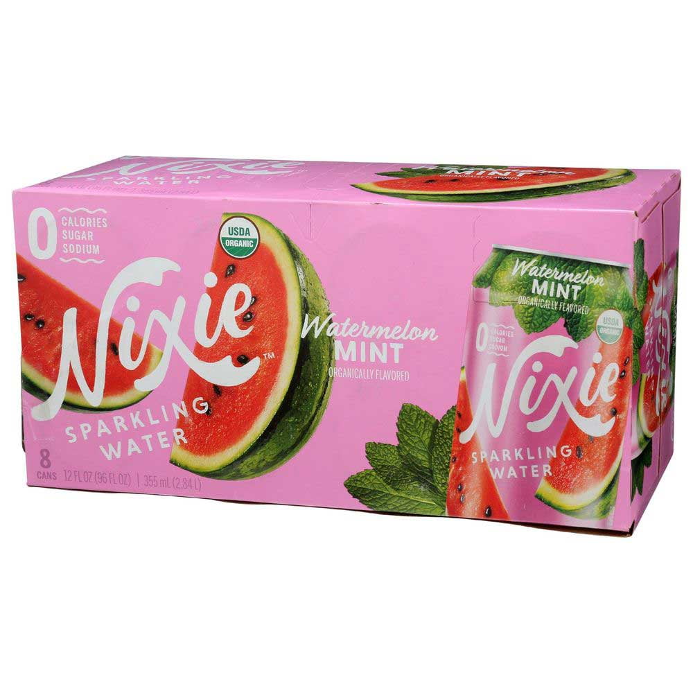 Nixie Sparkling Water - Sparkling Water Watermelon Mt - Case Of 3 - 8/12 Fz