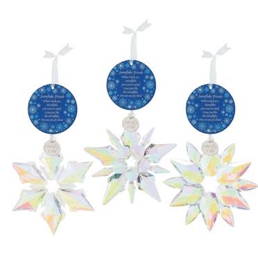 Facets Snowflake Friends Ornament