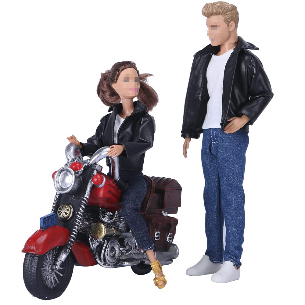 E TING Cool Leather Motorcycle Suit for 11.5 inch Guinea Ubuy
