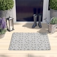 thumbnail image 2 of Gray Cartoon Unicorn Rabbit Rainbow Flannel Non Slip Door Rugs,Washable Door Mats Indoor,Decorative Door Mats,Dirt-Resistant and Absorbent Doormat for Entrance,Bedroom,Kitchen,Bathroom,31.5"x17", 2 of 4