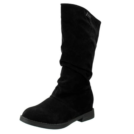 Slouch Riding Boots - Meigar Womens Winter Warm Shoes Riding Boots Slouch Flat Heel Boot Hot Stylish Shoes