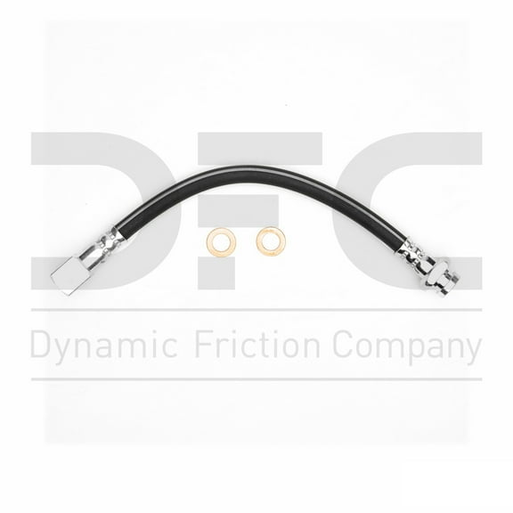 Rear Lower Dynamic Friction Company Brake Line Hose 350-67116 For 1982-1983 Nissan 200SX